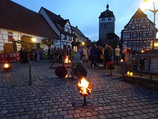 Straßengalerie in Vellberg